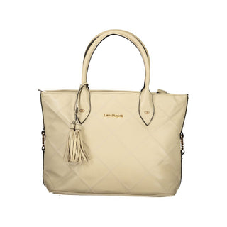 Laura Biagiotti Beige PVC Women Handbag