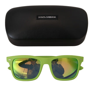 Acid Green Chic Full Rim Sunglasses - IzzySauvage