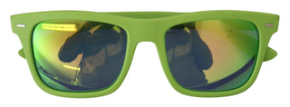 Acid Green Chic Full Rim Sunglasses - IzzySauvage