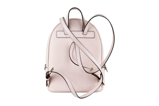 Adina Medium Powder Blush Leather Convertible Backpack BookBag - IzzySauvage