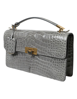 Alligator Leather Medium Shoulder Bag - IzzySauvage