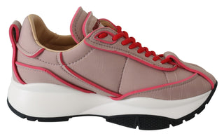 Ballet Pink Chic Padded Sneakers - IzzySauvage