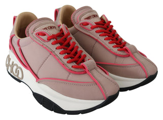 Ballet Pink Chic Padded Sneakers - IzzySauvage