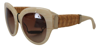 Beige Chic Acetate Women's Sunglasses - IzzySauvage