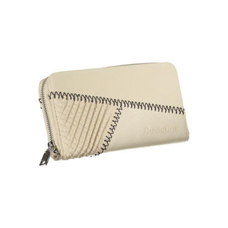 Beige Chic Wallet with Contrasting Accents - IzzySauvage