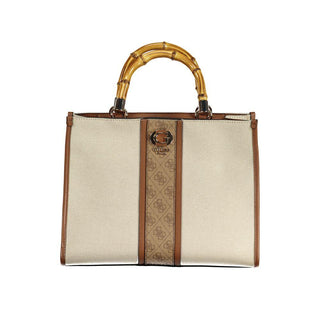 Beige Cotton Handbag - IzzySauvage