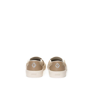 Beige Leather Sneaker - IzzySauvage