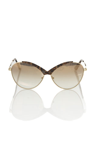 Beige Metallic Women Sunglass - IzzySauvage