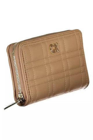 Beige Polyester Women Wallet - IzzySauvage