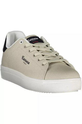 Beige Polyethylene Men Sneaker - IzzySauvage