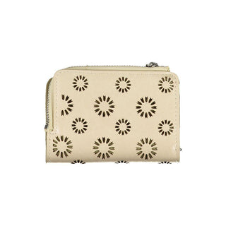 Beige Polyethylene Wallet - IzzySauvage