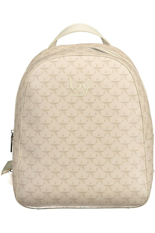 Beige PVC Women Backpack - IzzySauvage