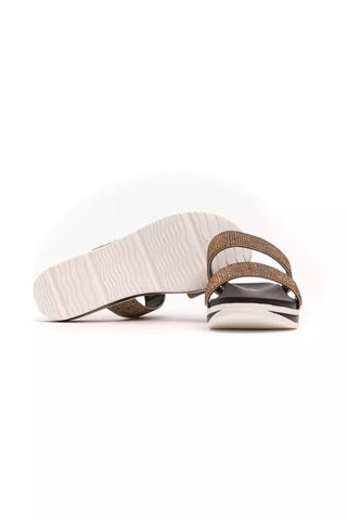 Beige Textile Women Sandal - IzzySauvage