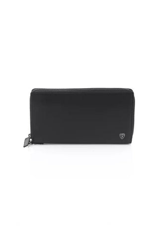 Black Calf Leather Men Wallet - IzzySauvage