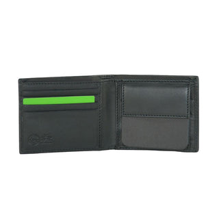 Black Calfskin Men Wallet - IzzySauvage