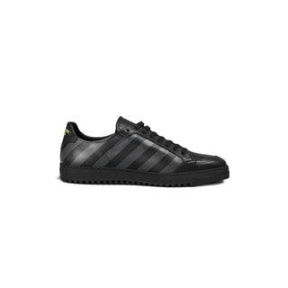 Black Calfskin Women Sneaker - IzzySauvage