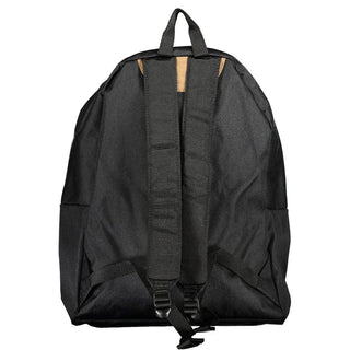 Black Cotton Men Backpack - IzzySauvage