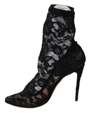 Black Lace Taormina Pumps Elegance Unleashed - IzzySauvage