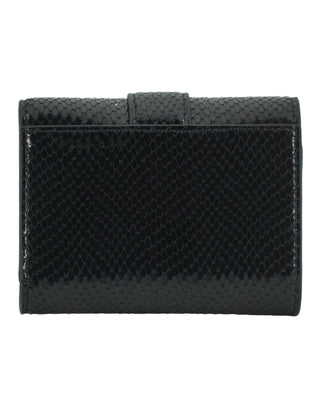 Black Leather Cheri Wallet - IzzySauvage