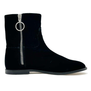 Black Leather Di Calfskin Boot - IzzySauvage