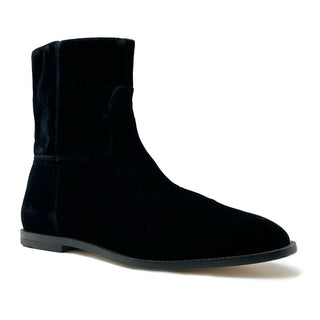 Black Leather Di Calfskin Boot - IzzySauvage