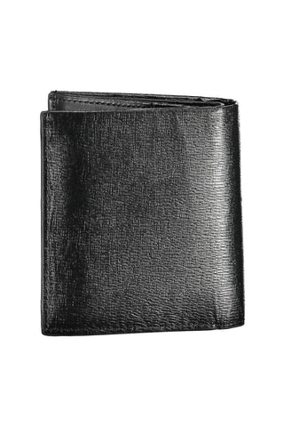 Black Leather Mens Wallet - IzzySauvage