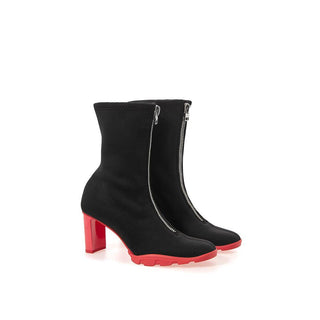 Black Neoprene Boot - IzzySauvage