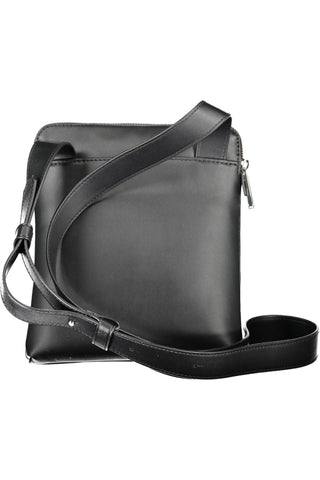 Black Polyester Men Shoulder Bag - IzzySauvage