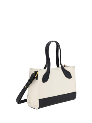 Chic Contrast Mini Leather Handbag - IzzySauvage