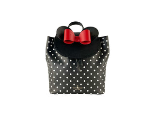 Disney Minnie Mouse Medium Leather Backpack Bookbag Bag - IzzySauvage