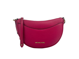 Dover Small Pink Half Moon Crossbody Bag Purse - IzzySauvage