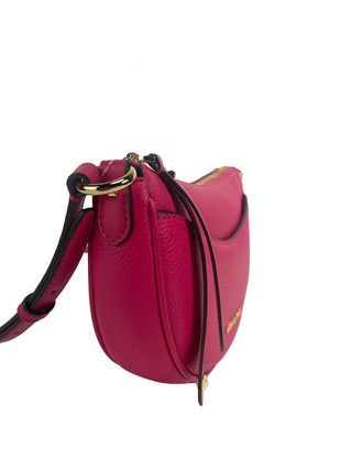 Dover Small Pink Half Moon Crossbody Bag Purse - IzzySauvage