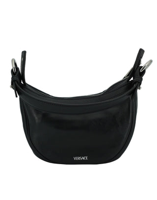 Elegant Black Mini Hobo Shoulder Bag - IzzySauvage