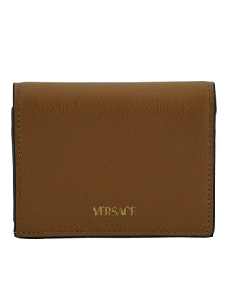 Elegant Compact Leather Wallet in Brown - IzzySauvage