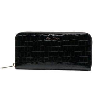 Elegant Croco Print Leather Wallet - IzzySauvage