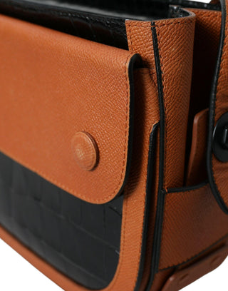 Elegant Crocodile Leather Camera Bag - IzzySauvage