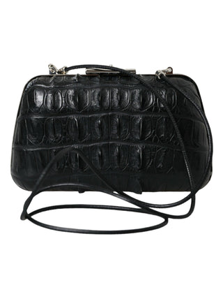 Elegant Crocodile Leather Evening Clutch - IzzySauvage