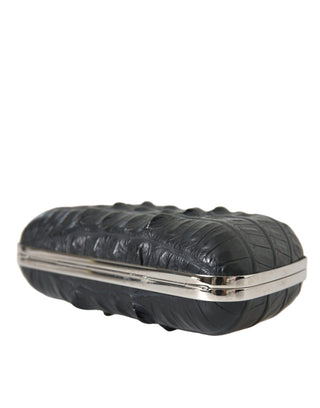 Elegant Crocodile Leather Evening Clutch - IzzySauvage