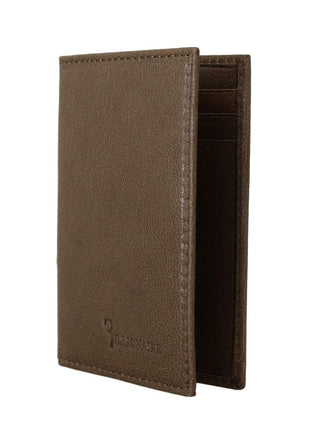 Elegant Leather Men's Wallet in Brown - IzzySauvage