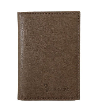 Elegant Leather Men's Wallet in Brown - IzzySauvage