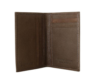 Elegant Leather Men's Wallet in Brown - IzzySauvage