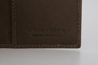 Elegant Leather Men's Wallet in Brown - IzzySauvage