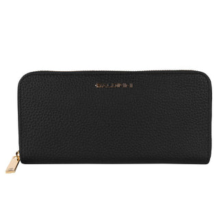 Elegant Leather Zip Wallet - Timeless Accessory - IzzySauvage