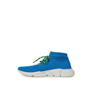 Exquisite Blue Cotton Sneakers for Men - IzzySauvage