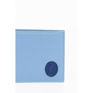 Light Blue Leather Men Wallet - IzzySauvage