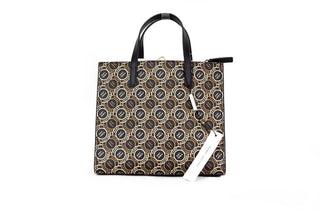 Mini Grind Signet Printed Leather Crossbody Tote Handbag Purse - IzzySauvage