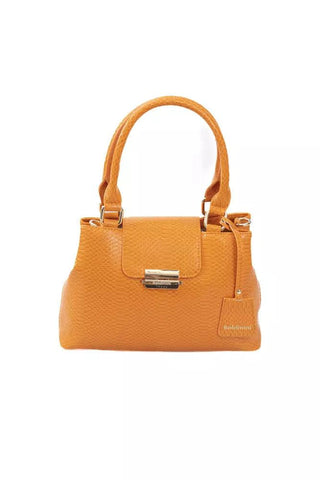 Orange Polyurethane Women Crossbody Bag - IzzySauvage