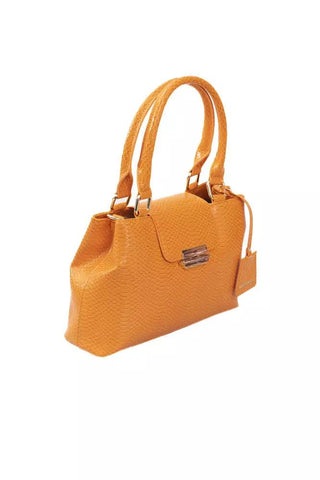 Orange Polyurethane Women Crossbody Bag - IzzySauvage