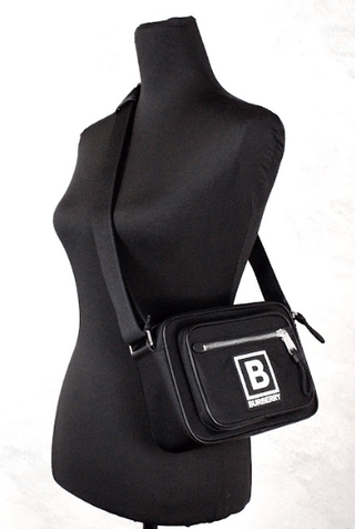 Paddy Small Black Nylon Logo Camera Belt Fanny Pack Bag - IzzySauvage