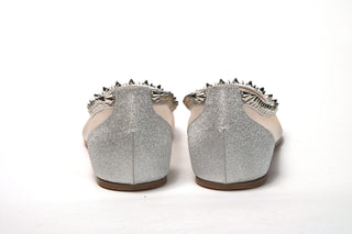 Silver Flat Point Toe Shoe - IzzySauvage